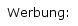 Werbung: