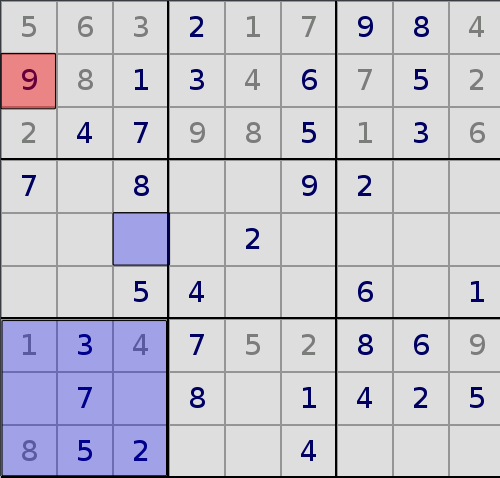 Solving a Sudoku Step by Step :: Sudoku Garden